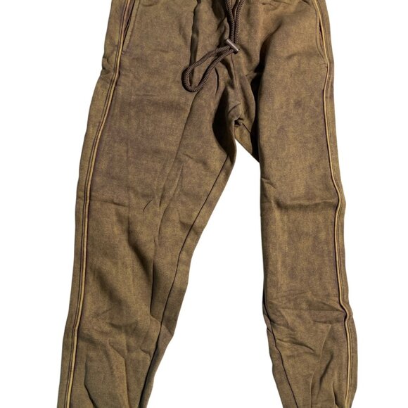 Alphalete Essential Oversized Jogger Pants In Brown Adjustable Waist In XS & S - Picture 3 of 5